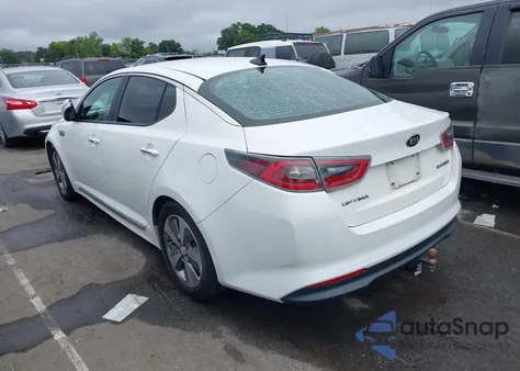 2015 Kia Optima Hybrid Ex from USA, damaged, VIN KNAGN4AD4F5080842